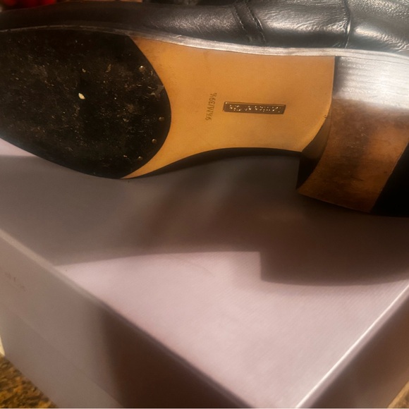 Louise et Cie Lo-Zada Black Kuma Calf Knee-High Leather Boots, Size 9.5. - Picture 9 of 11